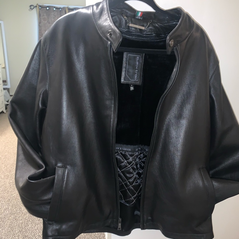 Knoles & Carter 100% Lamb Leather Jacket